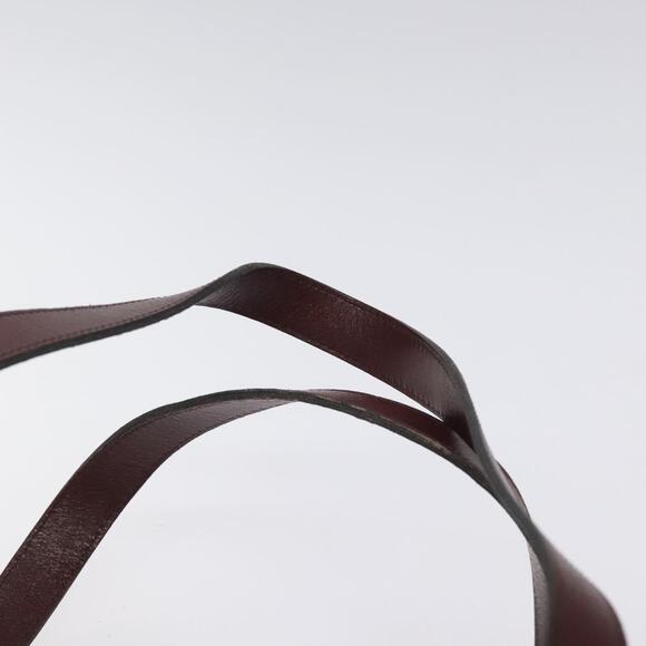 DIOR Trotter Canvas Hand Bag Red Gold - Picture 8 of 12